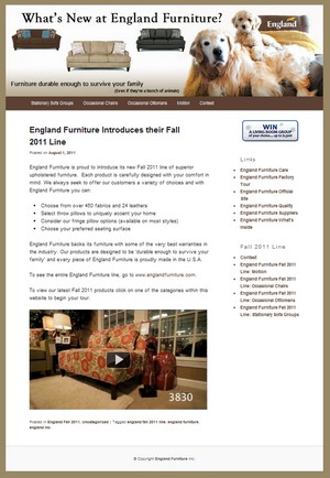 England Furniture What's New What's New at England Furniture